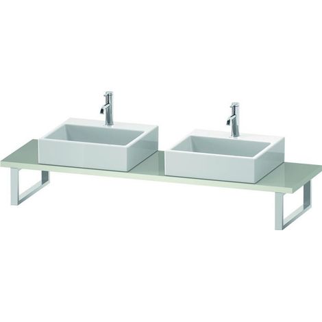 Console DURASTYLE 30 pezzi, 2 fori, 480 bianco lucido (1/4)