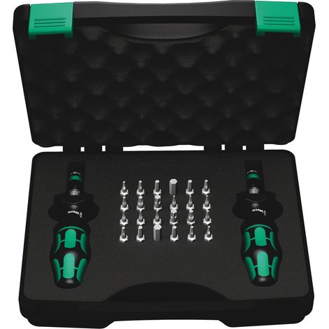 Wera 7440/41 Werkstatt Drehmoment-Schraubendreher-Set 26teilig 0.3 - 3 Nm (1/5)
