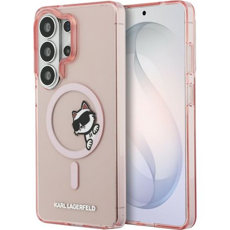 Karl Lagerfeld IML Peekaboo Choupette MagSafe Hülle für Samsung Galaxy S26 Ultra Pink (1/5)