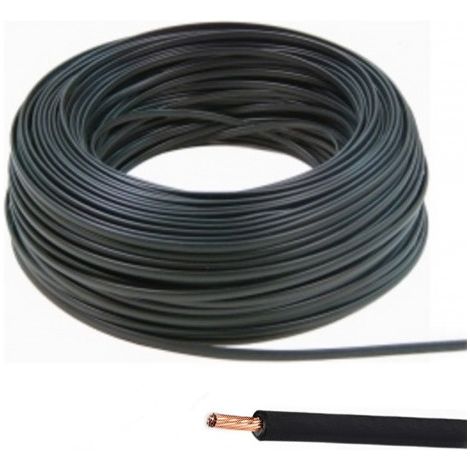 Câble Fil Unipolaire Solaire FG21M21 sec. 6,00 mmq Noir