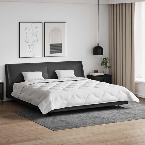 Sommerdecke mit Kissen 3 pcs Weiß Mikrofaser