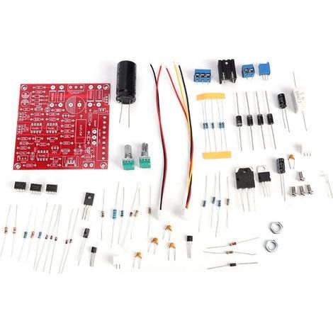 Kit d'alimentation électrique régulée cc, pièces de Module stabilisées en continu réglable 0-30V 2mA-3A (1/5)