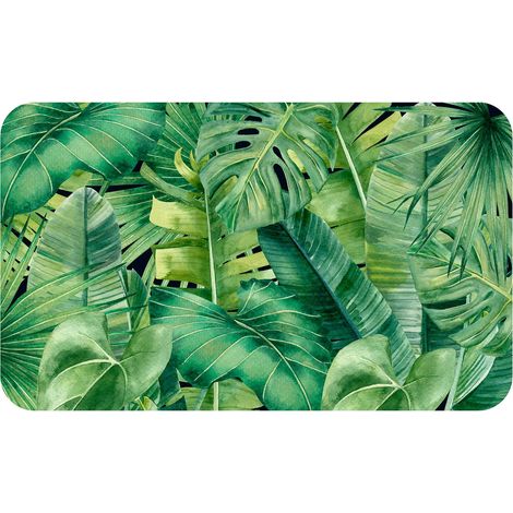 Tapis flanelle 45 x 75 cm adriana tropicale