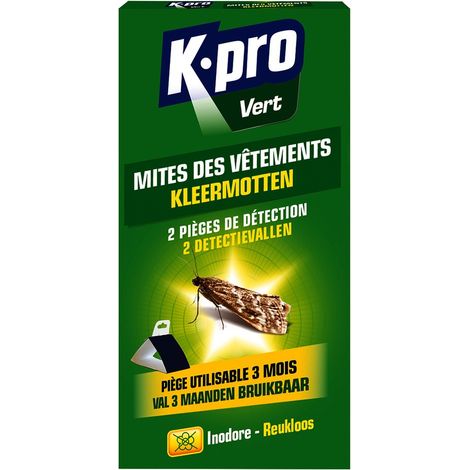 Kpro Kapo Unsichtbare Klebefallen für Kleidermotten