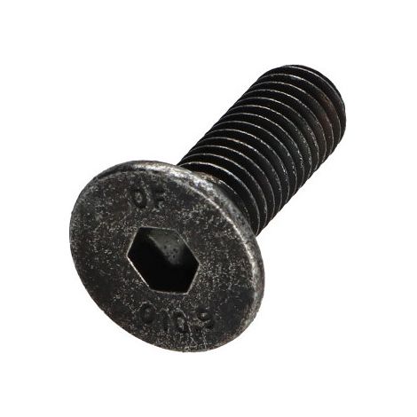 Vis métaux FHC tête fraisée empreinte hexagonale creuse Clé de 4 HC4 M6X30 Filetage total Classe 10.9 Acier-1 pièce