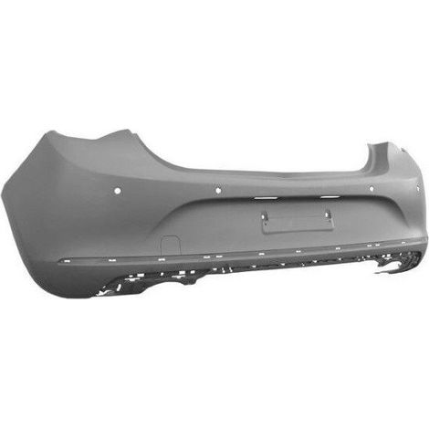 Pare-choc arrière à peindre avec 4 trous radars 5 portes Opel Astra J phase 2 2012-2015