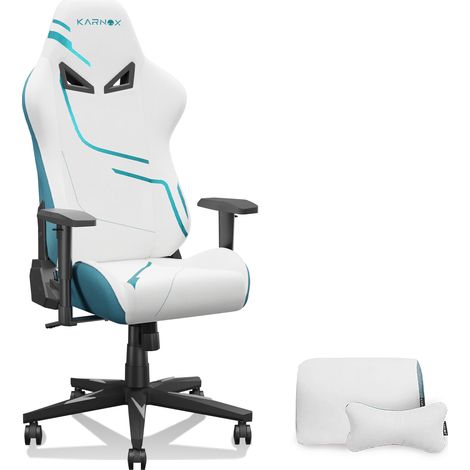 Sedia da gaming ergonomica KORNOX in tessuto per adulti, sedia da ufficio con schienale alto, sedia da gaming regolabile in altezza per adolescenti, sedia da gaming con poggiatesta e supporto lombare (1/5)