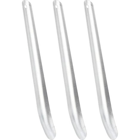 Schweißmesser für Pferde 3 Stk. Silbern Aluminium