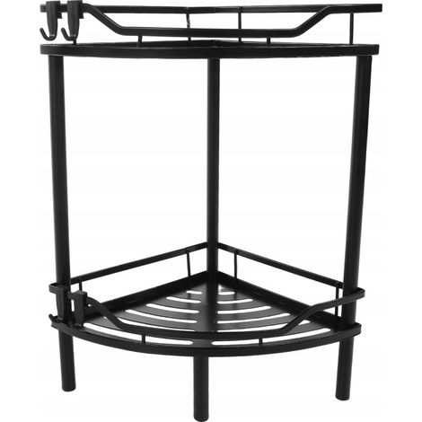 Mensola angolare triangolare da parete per il bagno.