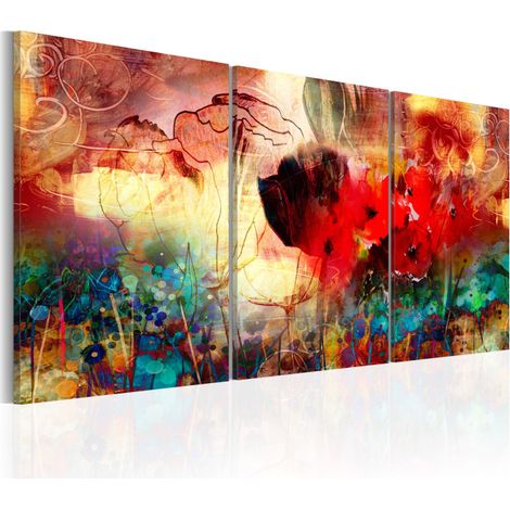 Tableau Imprimé "Garden of Colours" 30 x 60 cm (1/2)