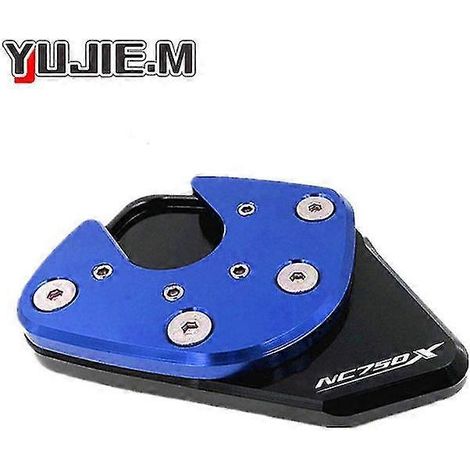 Für Honda NC750X NC 750X NC750 X 2014-2020 Motorrad CNC-Fußseitenständer-Vergrößerungsplatte - Blau (1/5)
