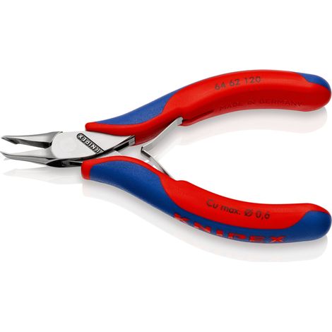 KNIPEX 64 62 120 Tronchese per elettronica con tagliente frontale con manici multicomponente 120 mm