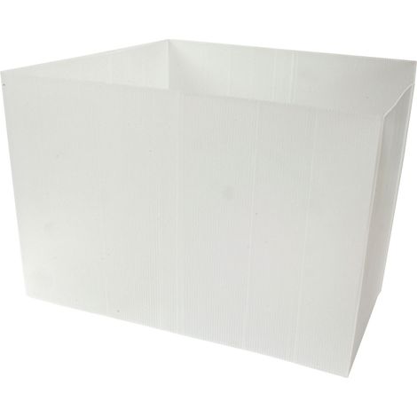 Nicoll – Retenue d'isolant pour trappe de plafond 550x375mm – polypropylène cannelé 2mm – fixation entre cadre et support