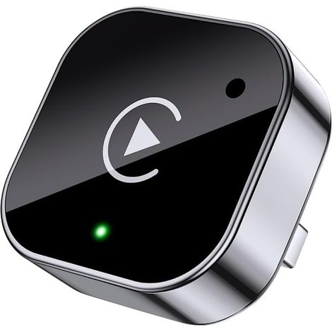 Adaptateur sans fil 2-en-1 CarPlay et Android Auto, mini-clé USB intelligente, Plug & Play, connexion Wi-Fi rapide