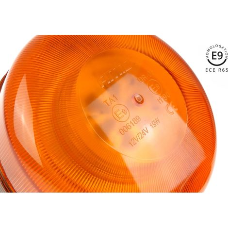 Feu clignotant 36 LED aimanté R65 R10 12V 24V W03m AMIO-02295 (1/4)