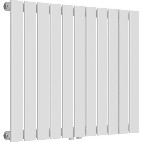 Radiatore a pannello di design piatto 616 watt acciaio 60 x 80 cm bianco 030010456