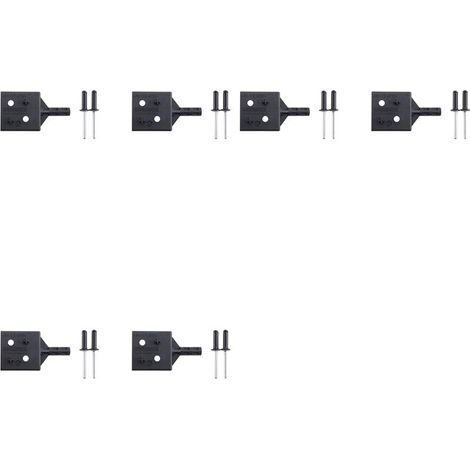 Reparatursatz für 6 Sätze LR092652 L405 Gepäckträger-Positionierungsstifte mit Schutzringclips