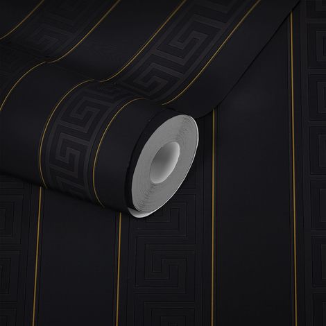Versace Streifentapete Schwarz 935244 935244 (1/5)