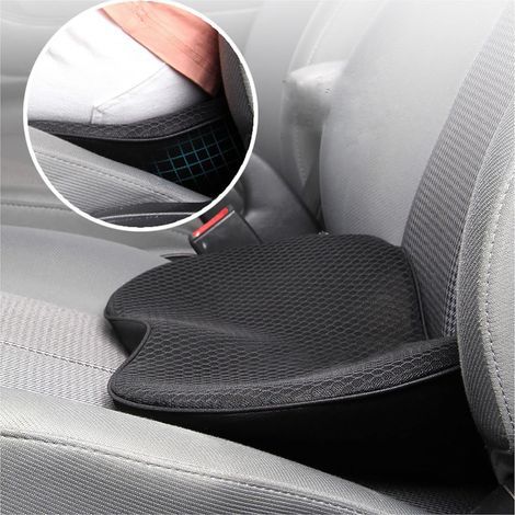 Car Seat Cushion, Lumbar Pillow, Memory Foam for Car Seat, Dual-Purpose Cushion, Buttock and Lower Back Support, Cushion for Driving and Office Rest (1/5)