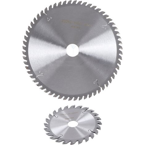 Hartmetall-Sägeblatt für Massivholz, staubfreie Mutter-Kind-Säge für den Innenausbau, ultradünnes Sägeblatt für Schiebetisch (200 mm Außenmodell, Preis für ein Set mit 2 Sägeblättern, verpackt in eine (1/5)