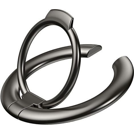Support de téléphone magnétique pliable, rotatif, compact et pliable, qui maintient votre téléphone de manière stable dans n'importe quelle position, gris foncé. (1/5)