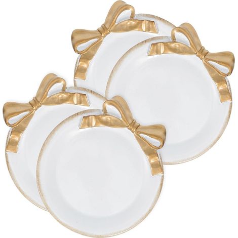 4-Piece Round Vintage Jewelry Tray Set in Synthetic Material (1/5)