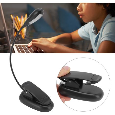 LED-Klemmleuchte für Schreibtisch, Leselampe, Leselampe für Studentenwohnheim, Klavierlampe, wiederaufladbare Notenclip-Lampe mit USB-Anschluss (1/5)