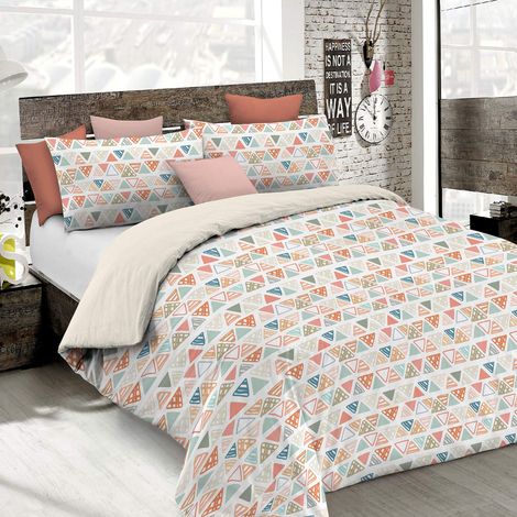 Italian Bed Linen CP-Fa-Different – 1.5P Parure Copripiumino, Microfibra, Piazza e Mezza (1/5)