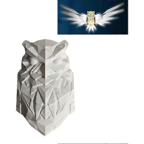 Lampe veilleuse hibou LED en forme d'animal, lampe décorative pour bureau, chambre ou salle à manger (1/5)