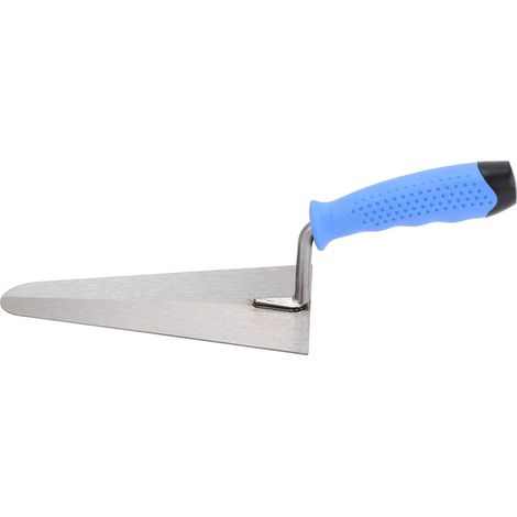 Truelle de maçonnerie à marge, poignée ergonomique en caoutchouc souple, acier au carbone, pour mur, sol, béton et céramique (1/5)