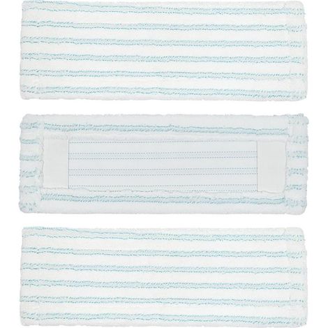 3 Pièces Microfibre Nettoyage Housse de Rechange, Chiffon Tampons de Rechange pour Vadrouille, Housse de Serpillière pour Le Bois Franc Stratifié Vinyle Tuile Sols (1/5)