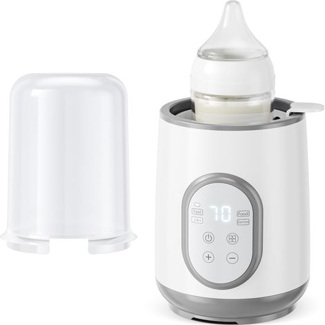 8 in 1 Bottle Warmer, Fast Heating in 2-7 Minutes, Sterilizer and Baby Food Warmer with 24H Keep Warm Function, LED Touch Screen, Compatible with All Bottles (1/5)