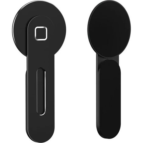 Support de téléphone Support d'extension latérale pour moniteur réglable Support de support de téléphone portable de voiture magnétique pour Tesla Model 3 Y X S iPhone13 Noir 128x55x7mm