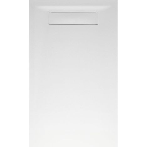 Receveur de douche ELEA en marbre coulé, rectangulaire 160x80cm, blanc