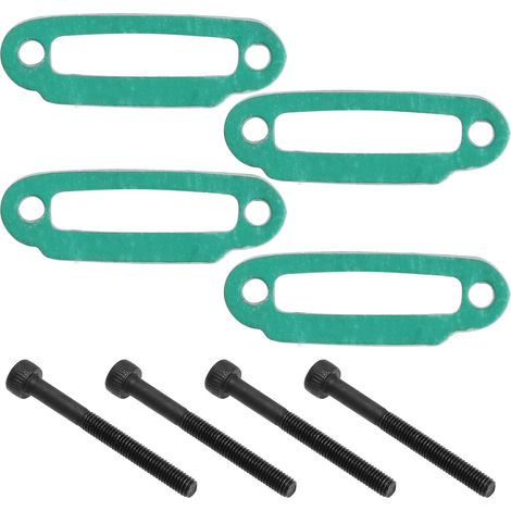 Boulons de Joint de Collecteur d'échappement pour Voiture Modèle 1/10 Joint de Moteur Accessoires de Collecteur d'échappement Pièces de Rechange de Véhicule Vert Noir (1/5)