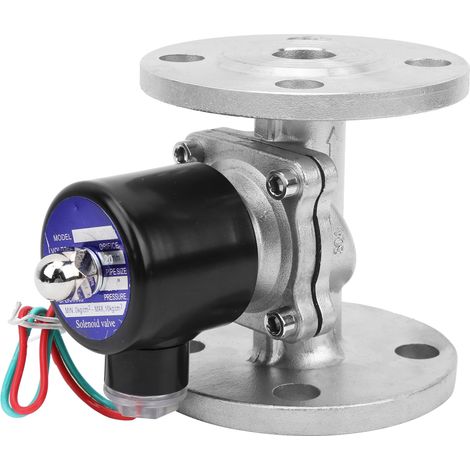 Magnetventil-Flanschanschluss Edelstahl NC Direktwirkend G3/4 Zoll 2W-200-20BFAC220V (1/5)