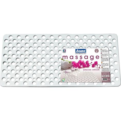 TAPPETO ANTISCIVOLO per vasca cm 74 x 36  - BAMA