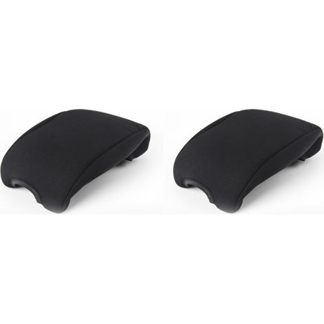 2Pièces Pad Accoudoir Noir Confortable Protection Durable (1/2)