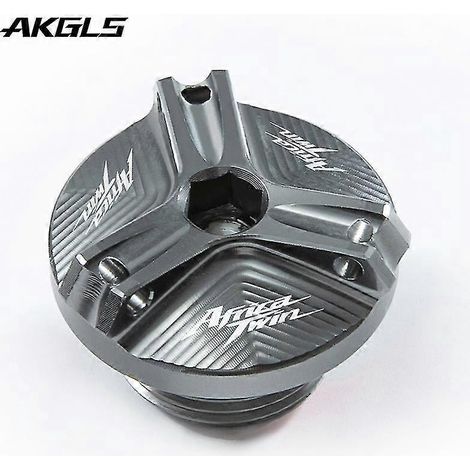 Bouchon de remplissage d'huile moteur et de carburant pour moto Honda Africa Twin CRF 1100/1000L (CRF1100L/CRF1000L) - Accessoires de protection en titane (1/4)