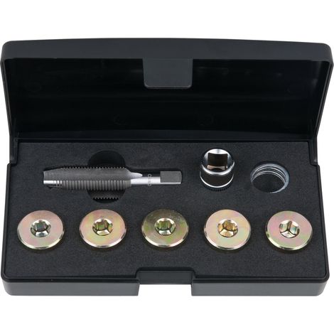 KS-Tools 150.4930 Ölablassschrauben-Gewindereparat ur-Satz, 12-tlg. M17 x 1,5 (1/5)