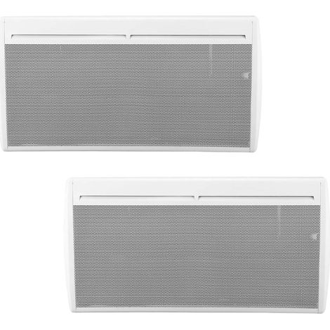 Voltman – Panneau rayonnant électrique 2000W – Corps en acier – Résistance en aluminium – Thermostat électronique avec écran LCD – Fil pilote 6 ordres