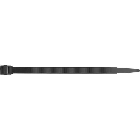 DEBFLEX - COLLIER AUTOBLOCANT 9X180 MM NOIR SACHET DE 10 - 709061 (1/4)