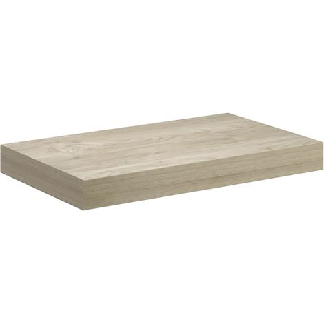Maison Exclusive - Schwebendes Wandregal Eichefarben 40x23x3,8 cm