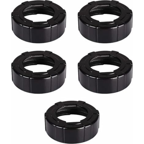 5 pièces de tapa frontales pour pistolet de calafateo negro, cubiertas de hierro pour remplacer les consommables de pistolets de sellado de salchichas (1/5)