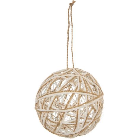Palla da 10 cm naturale - Feeric lights & christmas (1/2)