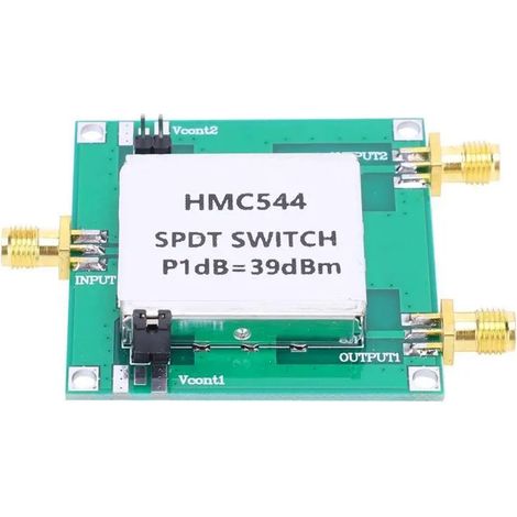 Module de commutation RF HMC544A, commutateur SPDT, entrée haute puissance 39 dBm, commande 3-5 V, adapté aux applications industrielles (1/5)