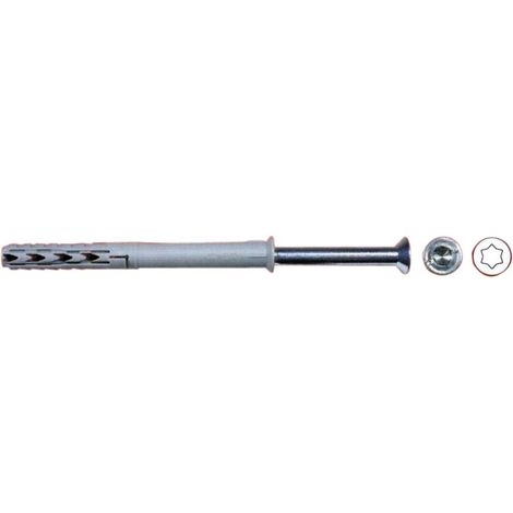 TASSELLO NYLON FISCHER "SXRL" PROLUNGATO Ø 8X 80MM WTLS C/VITE TORX