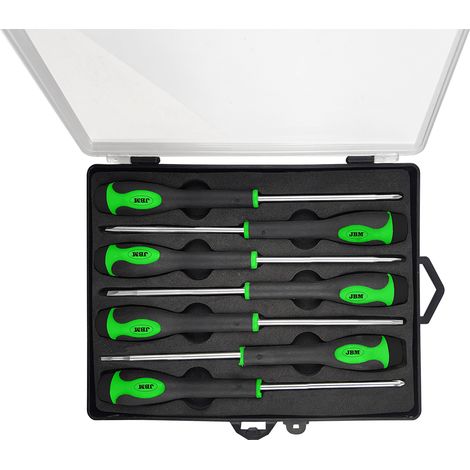 Set cacciaviti JBM 7 pezzi CRV ergonomico finitura opaca