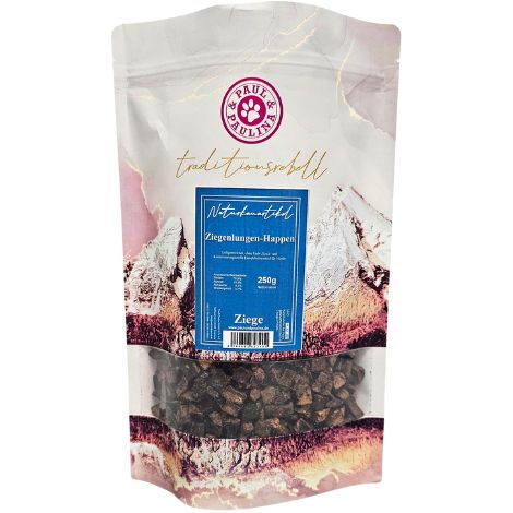 Ziegenlunge 250g fein gehackt für Hunde mit Allergien Paul & Paulina (1/5)