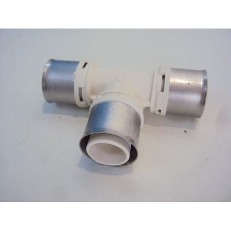 Té égal à sertir diam 1" 32mm pour tube multicouche PPSU PB TUB MCRT32 (1/2)